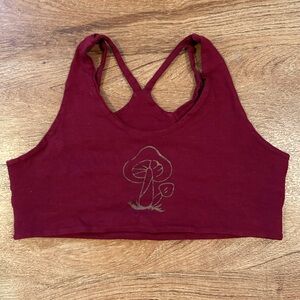 Red Mushroom Crop Top